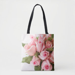 Bolso De Tela Manojo hermoso de los rosas bebés de rosas