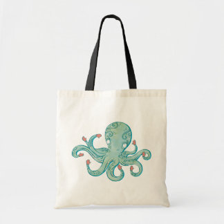 Bolso De Tela Manoplas del pulpo