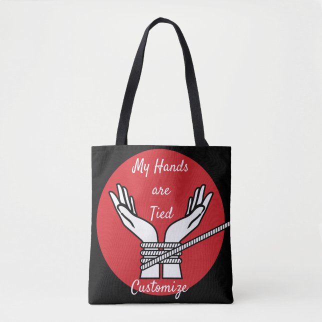 Bolso De Tela Manos atadas Thunder_Cove (Anverso)