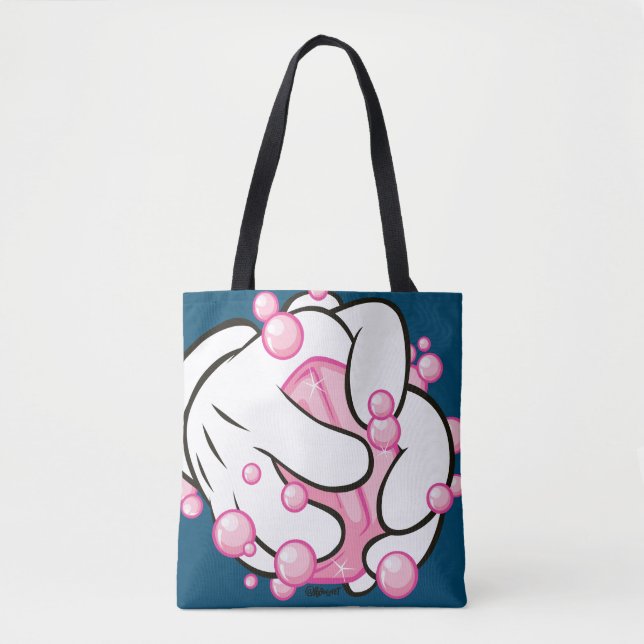 Bolso De Tela Manos de lavado (Anverso)