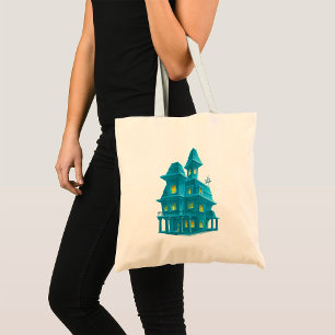 Bolso De Tela Mansión Embrujada Casa de Fantasmas de Halloween