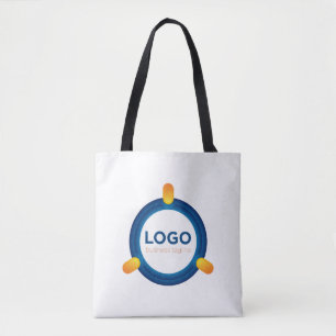 Bolso De Tela Manta Blanca de Marca Corporativa con Logotipo Emp