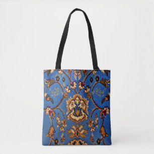 Bolso De Tela Manta oriental azul