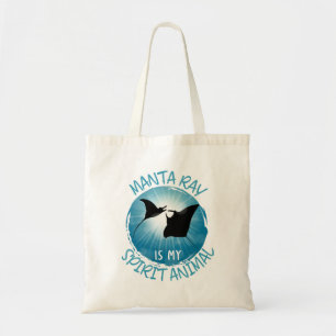 Bolso De Tela Manta Ray es mi animal espiritual