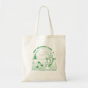 Bolso De Tela Mantén el planeta limpio no es Urano
