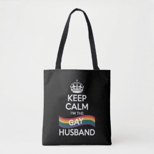 Bolso De Tela Mantén la Calma Soy El Marido Gay Esposo Papá Orgu