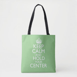Bolso De Tela Mantén la Calma y Sostén tu Centro Imán