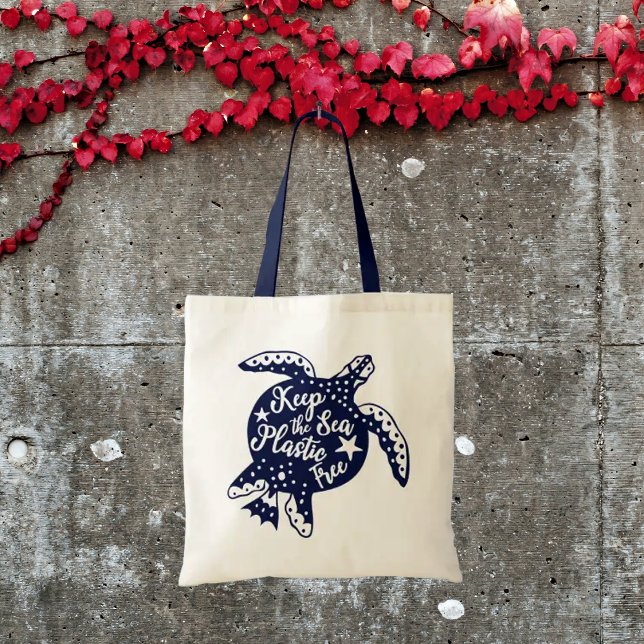 Bolso De Tela Mantener el plástico del mar libre (Subido por el creador)