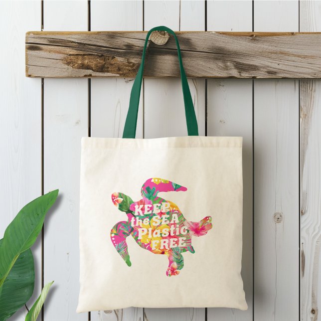 Bolso De Tela Mantener el plástico libre del mar reutilizable (Subido por el creador)