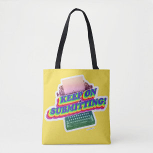 Bolso De Tela Mantener el proceso de escritura motivacional
