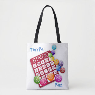 Bolso De Tela Mantener la calma y el bingo activado *Personaliza