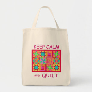 Bolso De Tela Mantener la calma y la solidez del tejido de bloqu