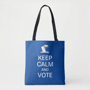 Bolso De Tela Mantener la calma y votar 2026