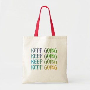 Bolso De Tela Mantener la negrita y la motivación vibrante
