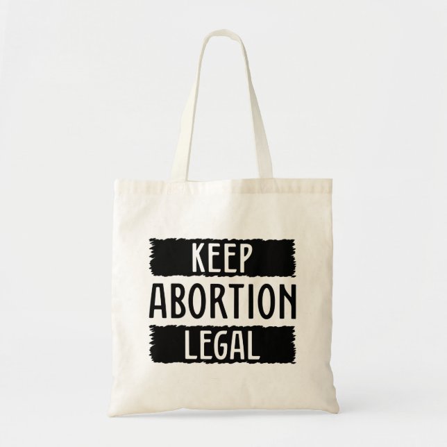 Bolso De Tela Mantener legal el aborto (Frente)