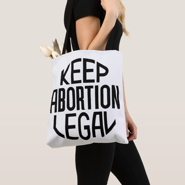 Bolso De Tela Mantener legal el aborto (Detalle)