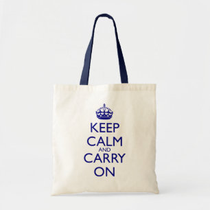 Bolso De Tela Mantenga tranquilo y continúe el texto de los