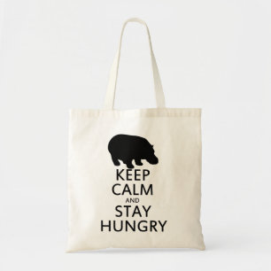 Bolso De Tela Mantengan la calma y la hambre