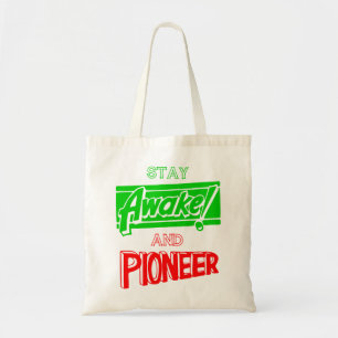 Bolso De Tela Mantente despierto y pionero