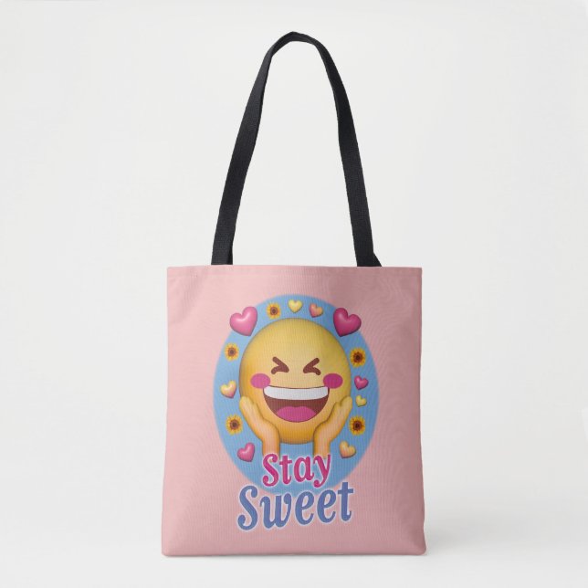 Bolso De Tela Mantente dulce  (Anverso)