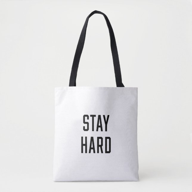Bolso De Tela Mantente fuerte (Anverso)