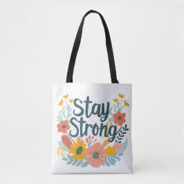 Bolso De Tela Mantente Fuerte