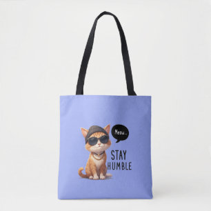Bolso De Tela Mantente Humble Tote De Gatos Cuto Y Adorable
