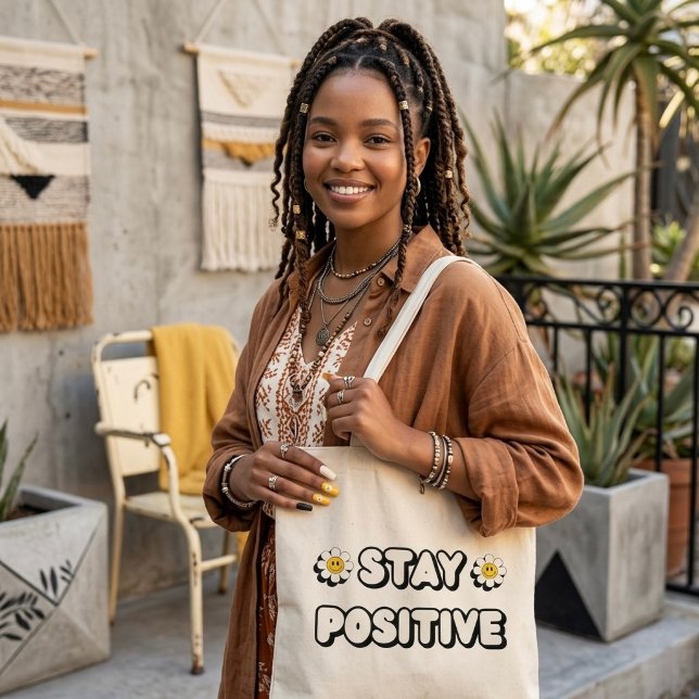Bolso De Tela Mantente Positivo (Subido por el creador)