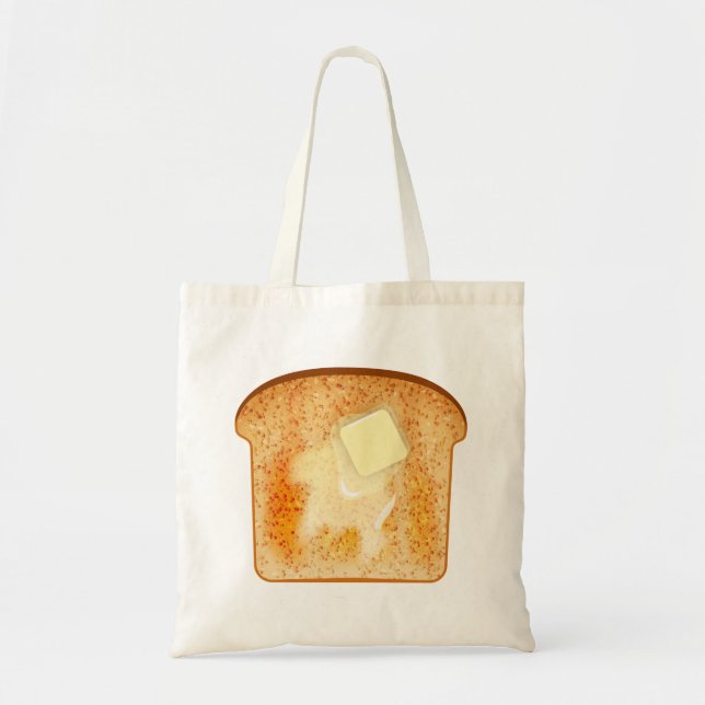 Bolso De Tela Mantequilla en tostada (Frente)