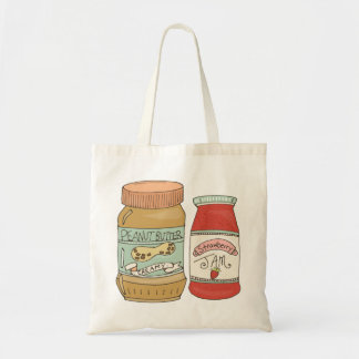 Bolso De Tela Mantequilla y atasco de cacahuete