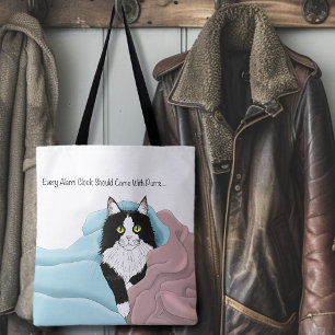 Bolso De Tela Mantitas de gato esmoquin caprichosas de color ros