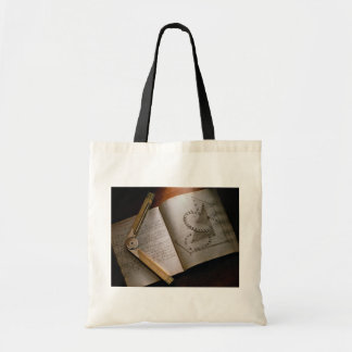 Bolso De Tela Manual y regla del cálculo del arquitecto del