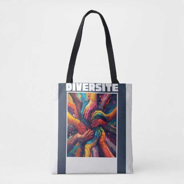 Bolso De Tela Many Hands, One Future – Diversité (Anverso)