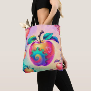 Bolso De Tela manzana colorida