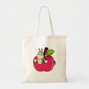 Bolso De Tela Manzana de oruga