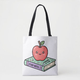 Bolso De Tela Manzana Kawaii en Gif de Agradecimiento al Profeso