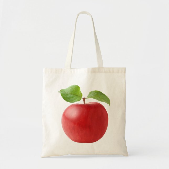 Bolso De Tela manzana roja (Frente)
