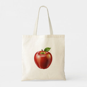 Bolso De Tela manzana roja fresca