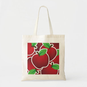 Bolso De Tela Manzana rojiza