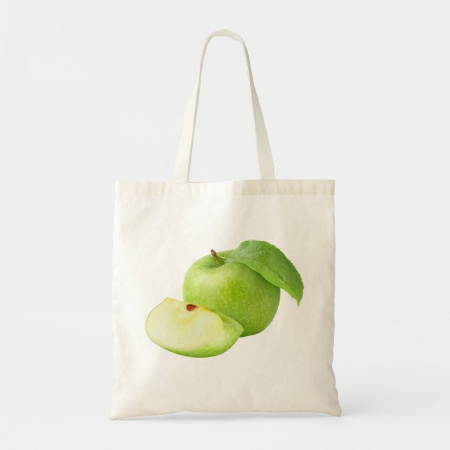 Bolso De Tela Manzana verde (Frente)