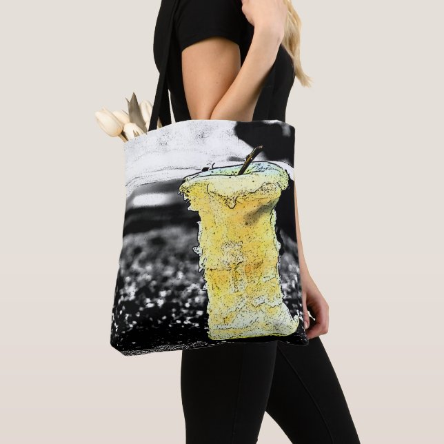 Bolso De Tela manzana vieja (Detalle)