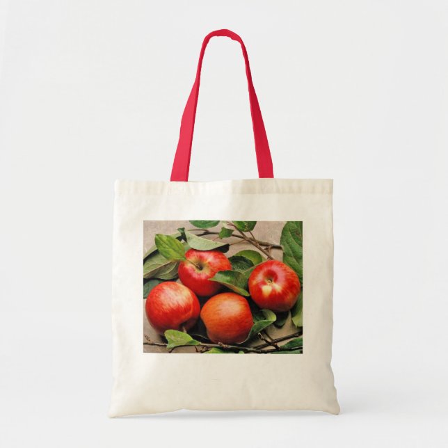 Bolso De Tela Manzanas (Frente)