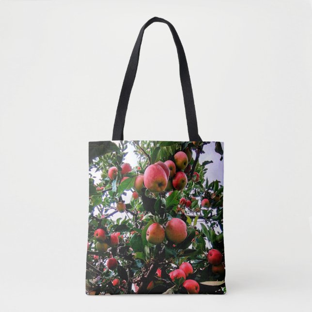 Bolso De Tela Manzanas (Anverso)