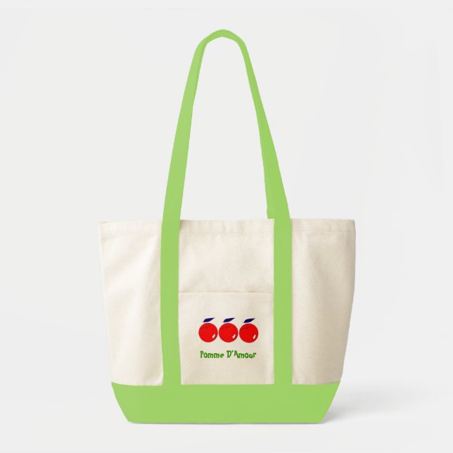 Bolso De Tela manzanas (Frente)