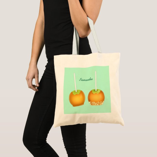Bolso De Tela Manzanas de caramelo (Anverso (producto))