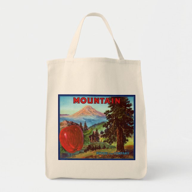 Bolso De Tela Manzanas de montaña (Frente)