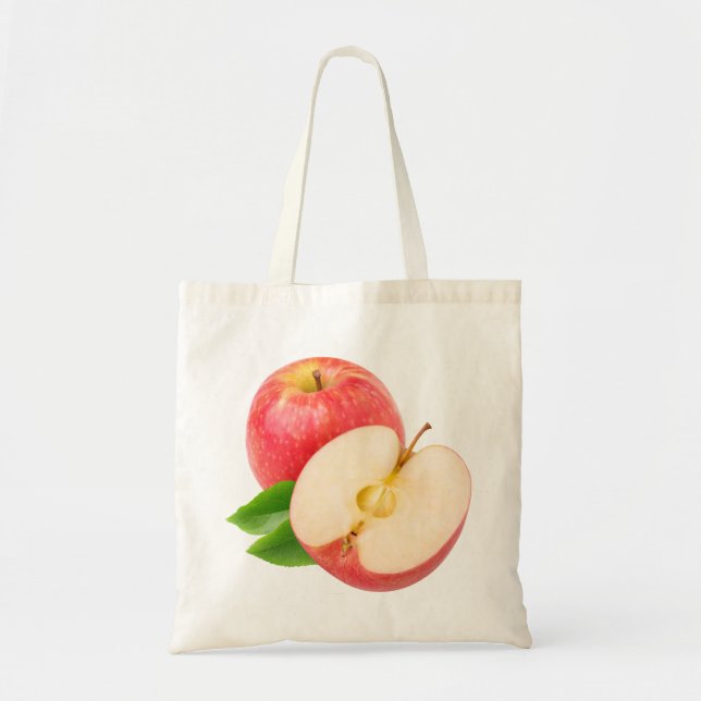 Bolso De Tela manzanas rojas (Frente)
