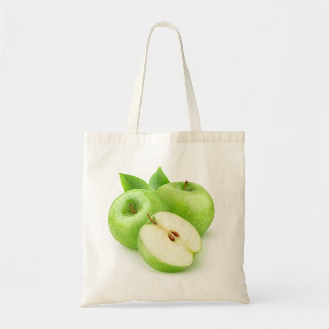 Bolso De Tela manzanas verdes (Frente)