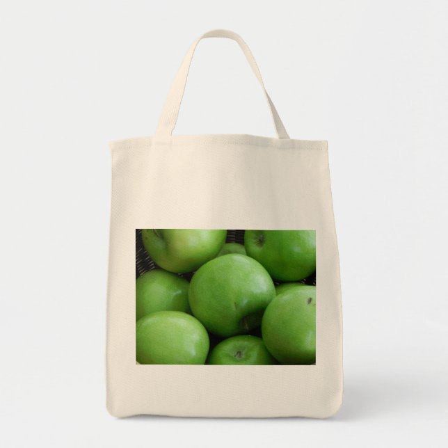 Bolso De Tela Manzanas verdes (Frente)