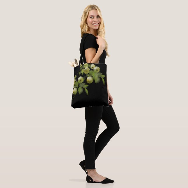 Bolso De Tela Manzanas verdes (Puesto)